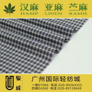 涤麻棉色织格 现货供应2023特别推荐 本档主营:玫瑰纤维,亚麻,汉麻,苎麻,麻棉,天丝麻,丝麻,锦麻,色织麻,砂洗麻,数码印花麻，皱麻,灯芯绒,牛仔,黄麻,仿麻等服装麻布面料,时尚面料,工艺面料,手袋面料,沙发面料。并免费提供色卡,欢迎各位客商前来参观选购! 咨询热线：020-89264355 ， 020-89128669