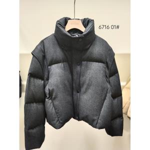 精纺外套料感羽绒服料