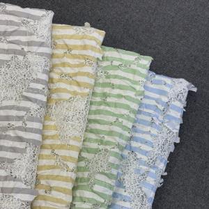 烧花工艺格子面料