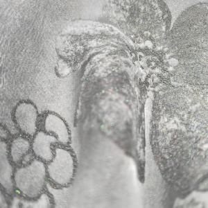 春夏人丝金属丝高级灰繁花似锦