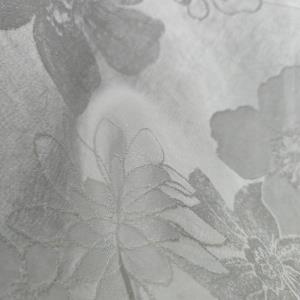 春夏人丝金属丝白色繁花似锦