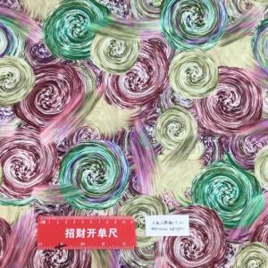 人丝人棉缎印花