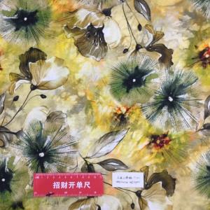 人丝人棉缎印花