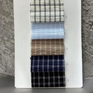 泡泡格子面料