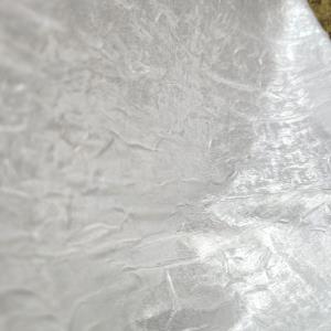 爆款白底银褶皱肌理烫金